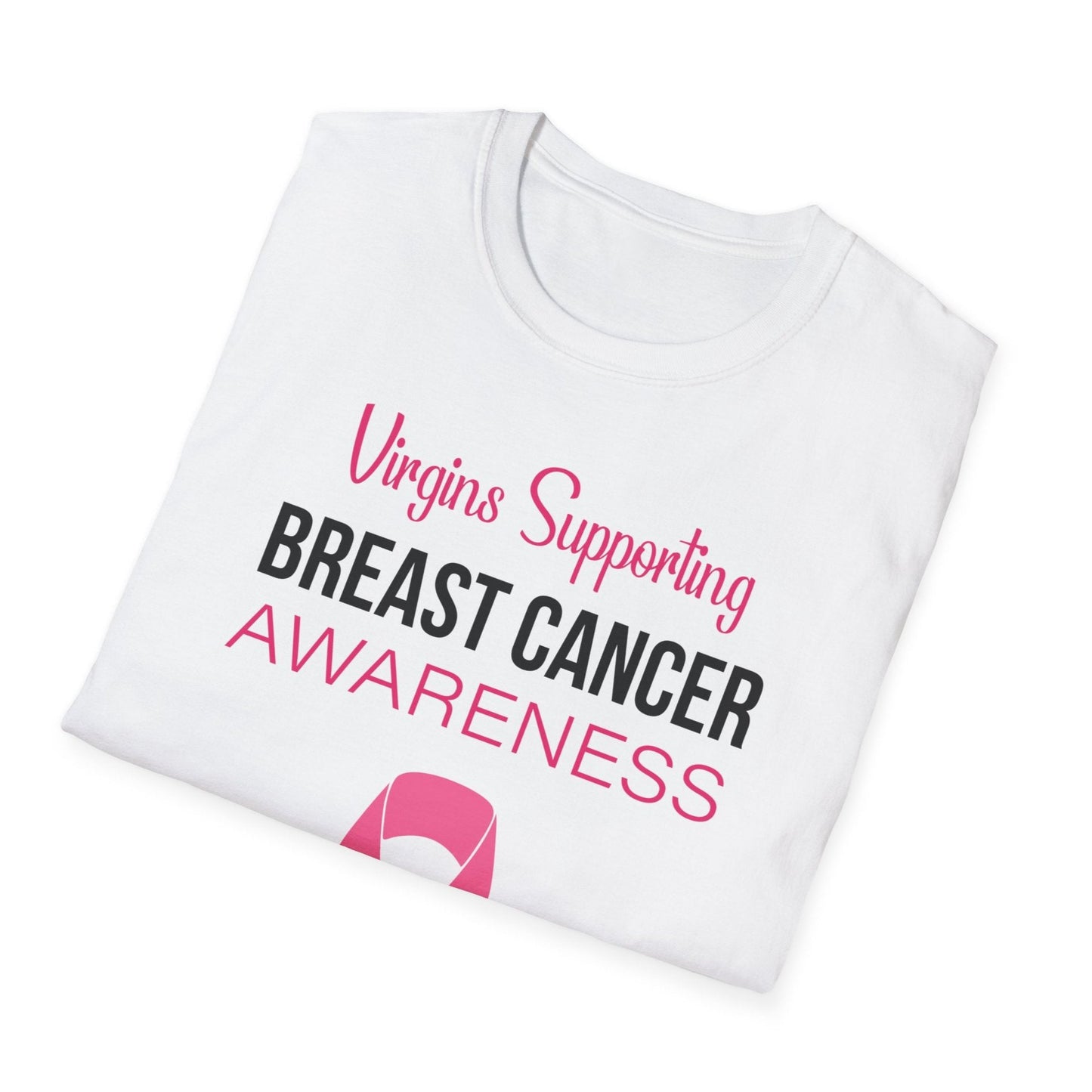 Virgins Supporting Breast Cancer Awareness T-Shirt