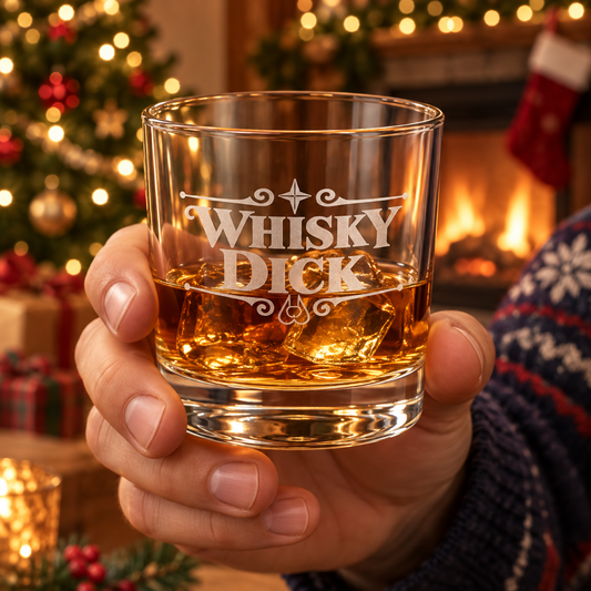 "Whisky Dick" Rocks Glass