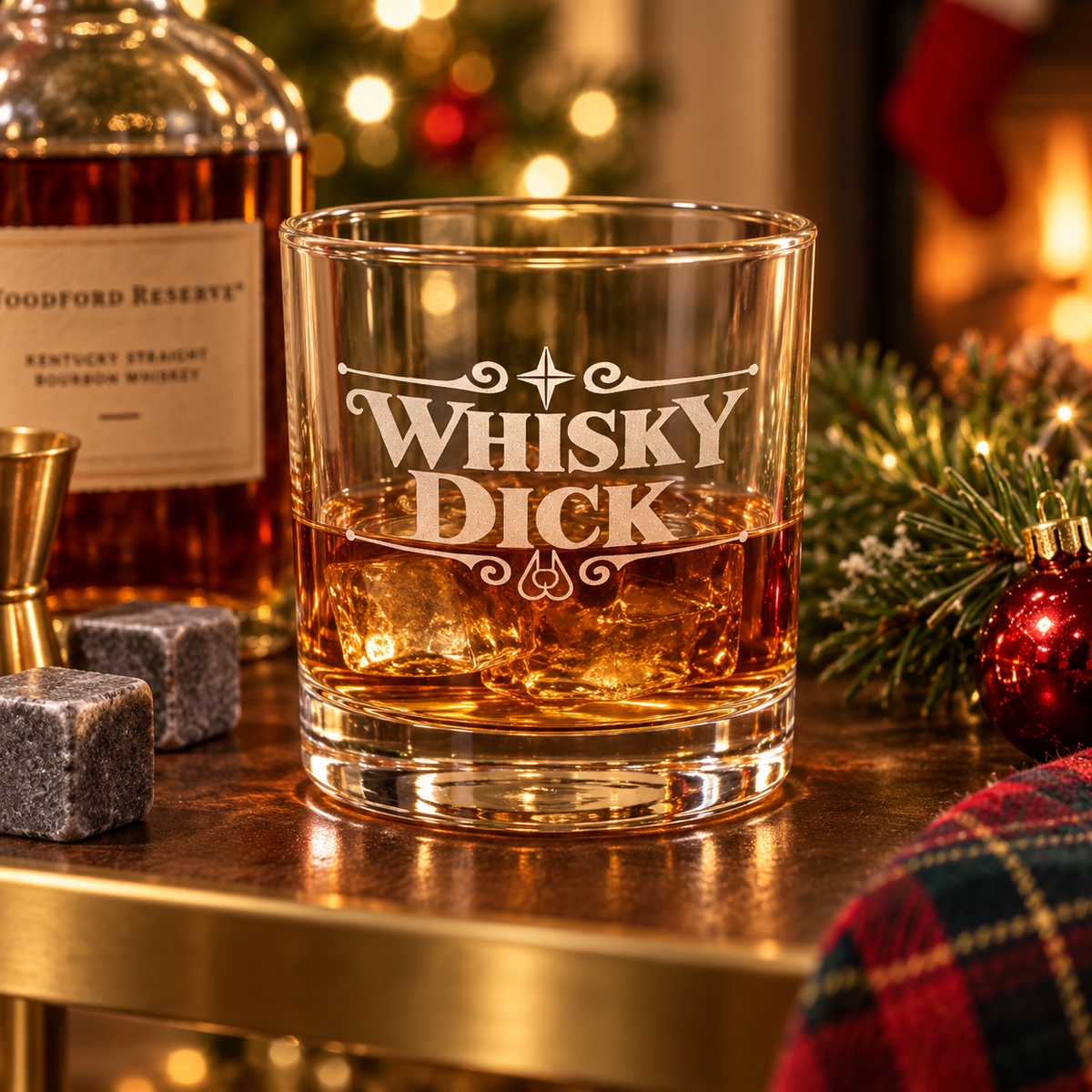 "Whisky Dick" Rocks Glass