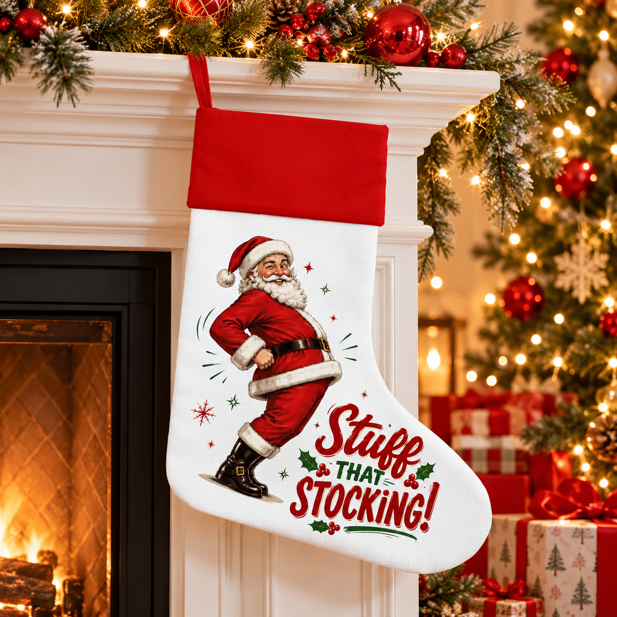 "Stuff That Stocking" Xmas Stocking