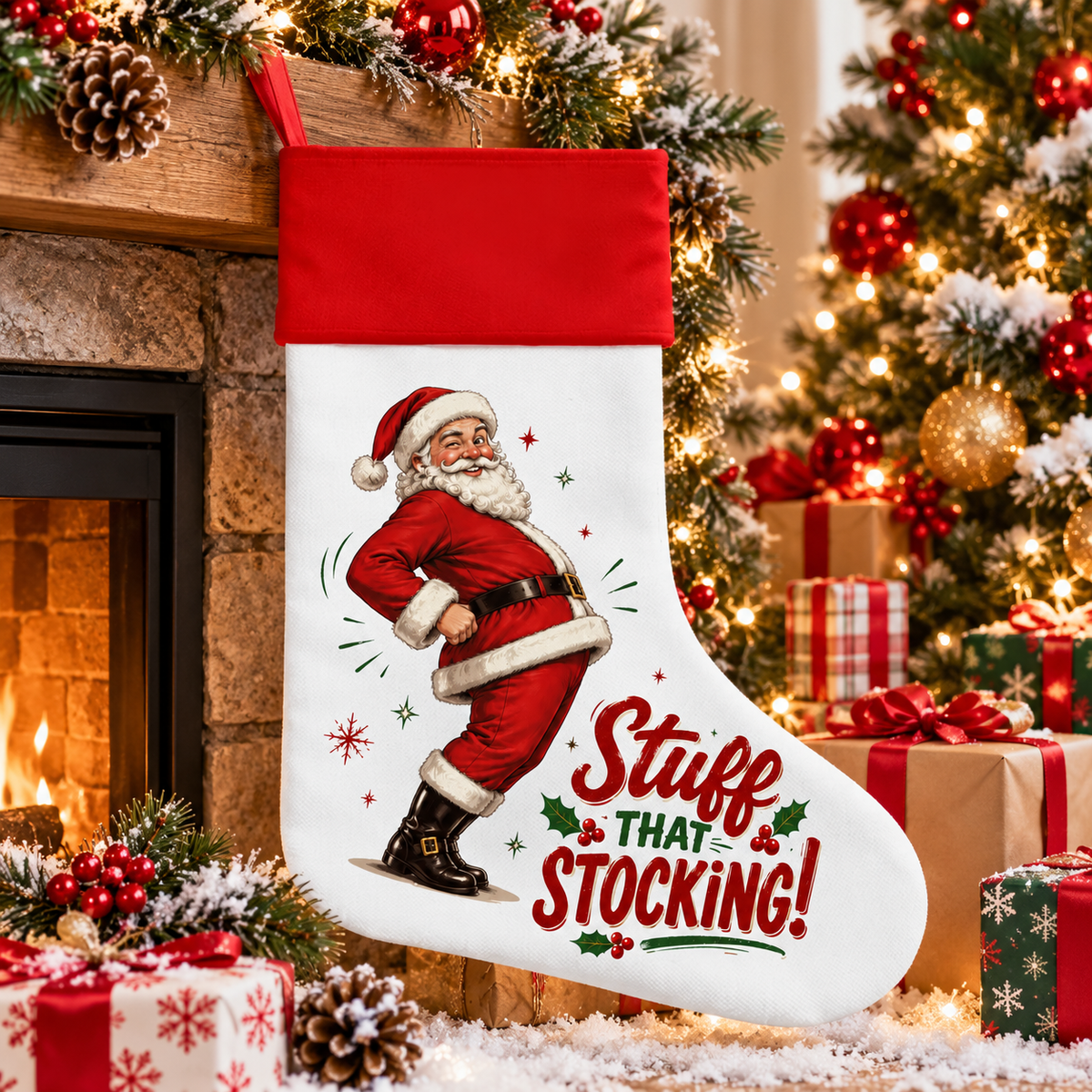 "Stuff That Stocking" Xmas Stocking
