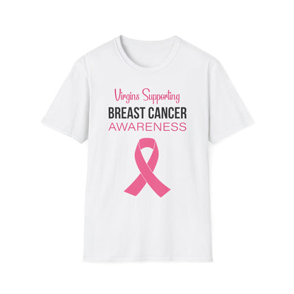 Virgins Supporting Breast Cancer Awareness T-Shirt